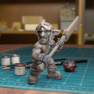 Goblin Spearman - Resin Miniature | Fantasy Tabletop Games | DnD | Dungeon and Dragons | Pathfinder