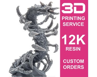 Professional 3D Print Service | 12K Resin | Ultra Detail | Custom | Prototype | Wargaming | Miniatures | HeroForge | TableTop - STL, FDM