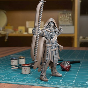 Elf Archer - Resin Miniature | Fantasy Tabletop Games | DnD | Dungeon and Dragons | Pathfinder