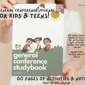 DIGITAL General Conference 60 page Studybook for Kids & Teens