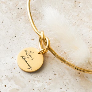 Custom Handwriting Knot Bracelet Gift for Mom Personalized Loss Memorial Jewelry Mothers Day Present for Best Friends Sisters Birthday