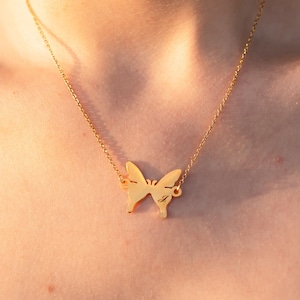 Personalized Butterfly Necklace, Gift for Friends, Gift for her, Butterfly Lover Gift, Butterfly Gifts, Mother&#39;s Day Gift