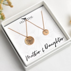 MUSIBEAUTY Mother and Daughter Necklace Daughter Gift Infinity Necklace Mom Gift Jewelry for Mom