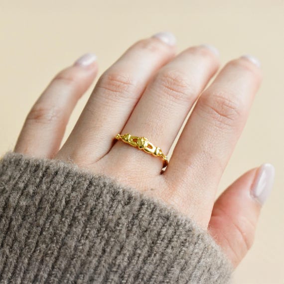 Claddagh リング　レディース M　スターリングシルバー　アイルランド製