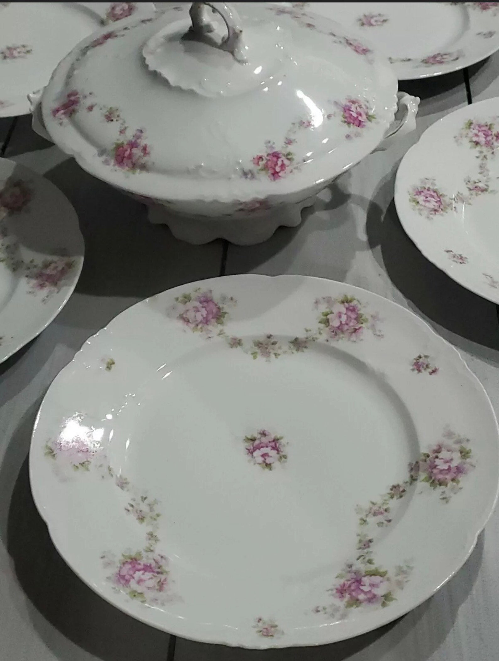 Habsburg China Austria Serving Bowl con Tapas 5 Platos para la Etsy