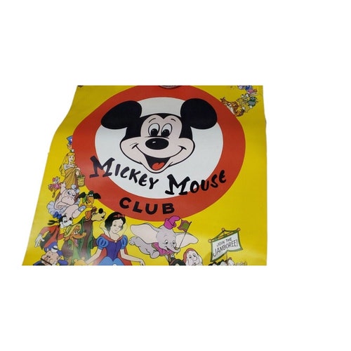 Vintage Mickey Mouse Club Art Poster Print 28