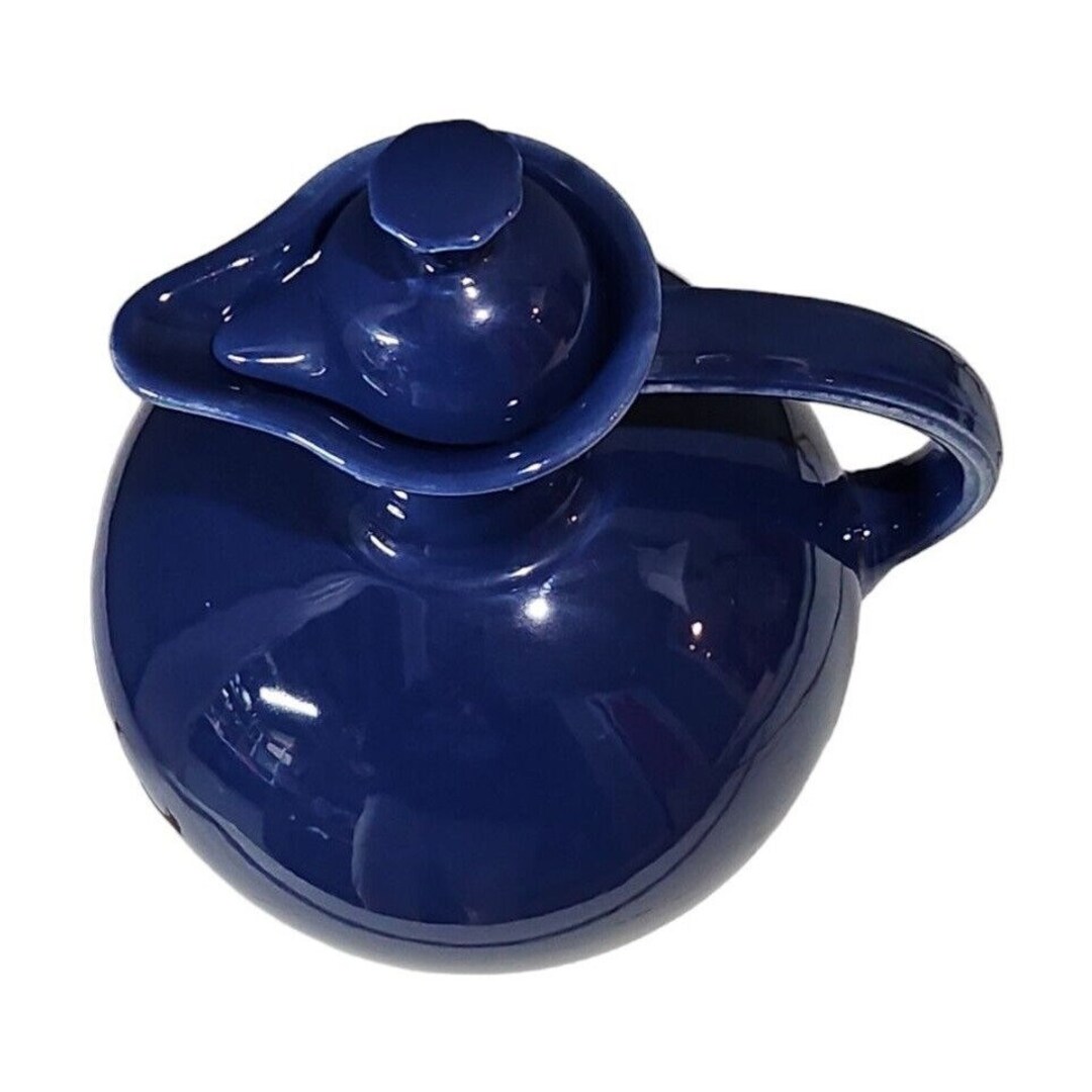 Fiestaware Carafe Cork Lid Homer Laughlin Cobalt10 Etsy