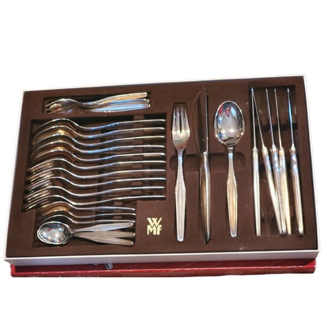 WMF Germany Friodur Stainless Flatware 31 Piece Set Service Etsy