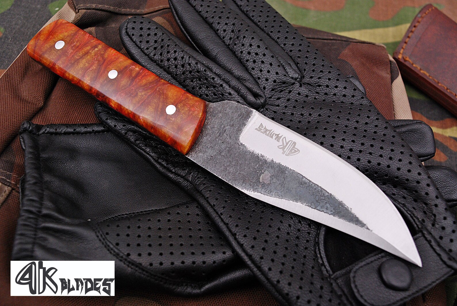 Custom Hand high carbon steel survival knife with Etsy