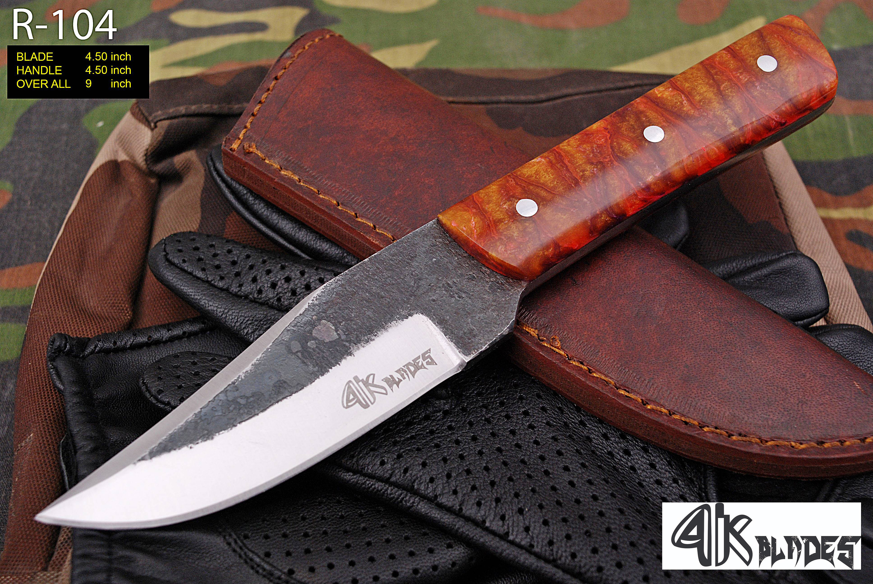 Custom Hand high carbon steel survival knife with Etsy
