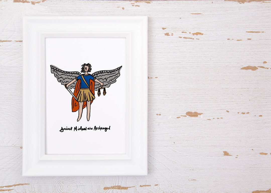 Saint Michael the Archangel - Etsy