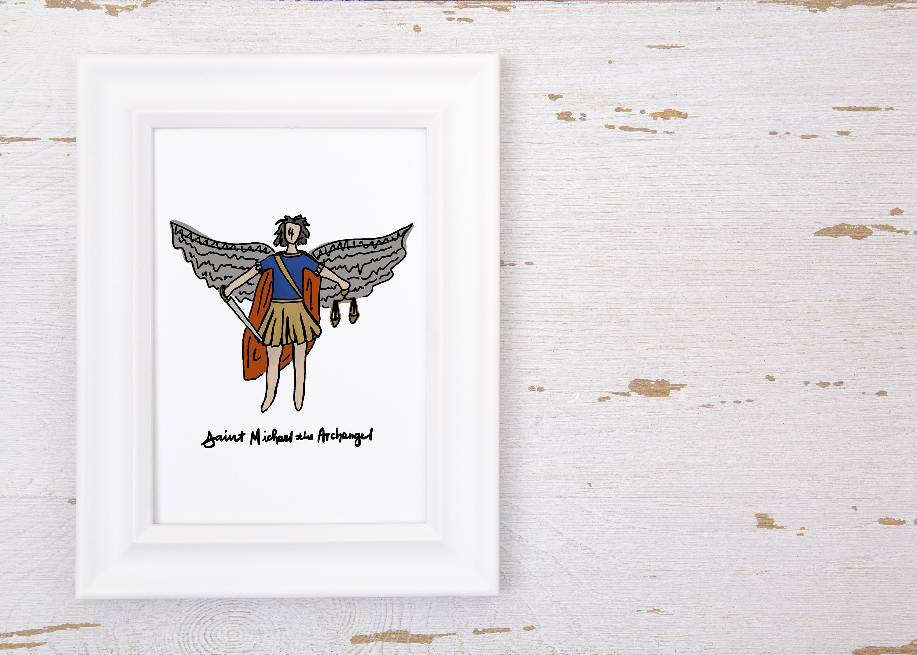 Saint Michael the Archangel - Etsy