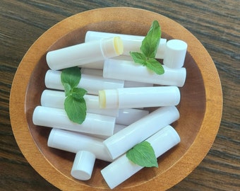 Chocolate Mint Fusion Lip Balm - Organic, Vegan, Cruelty Free, Gluten Free