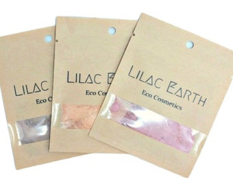 Natural Mineral Makeup Blush Bronzer Zero Waste Refills - Compostable | Biodegradable | Plastic-Free Packaging - Vegan Beauty Products