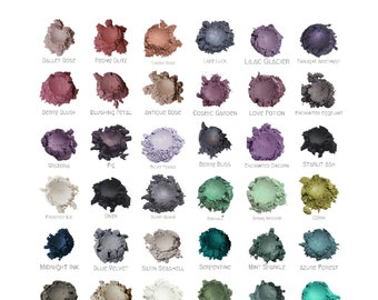 Natural Loose Mineral Eyeshadow - Talc & Toxin Free Vegan Beauty Products