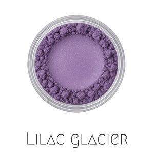 Natural Eye Makeup Shimmer Lilac Purple Eyeshadow Mineral Cosmetics "Lilac Glacier"
