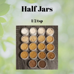 Mineral Makeup Matte Foundation Vegan, Cruelty-Free, Gluten Free, Talc Free, Toxin Free Half Jar