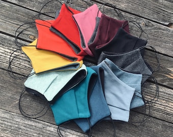 BIO Stoffmaske für Dich! ~ Jersey ~ ComfortMaske ~ waschbar ~ zerowaste ~ individuell ~ Luxus ~ Behelfsmaske ~ Family ~ Hygiene ~ MundSchutz