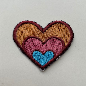 Patch ~ Heart ~ Application ~ Patch ~ Sign ~ Logo ~ Embroidery ~ Organic