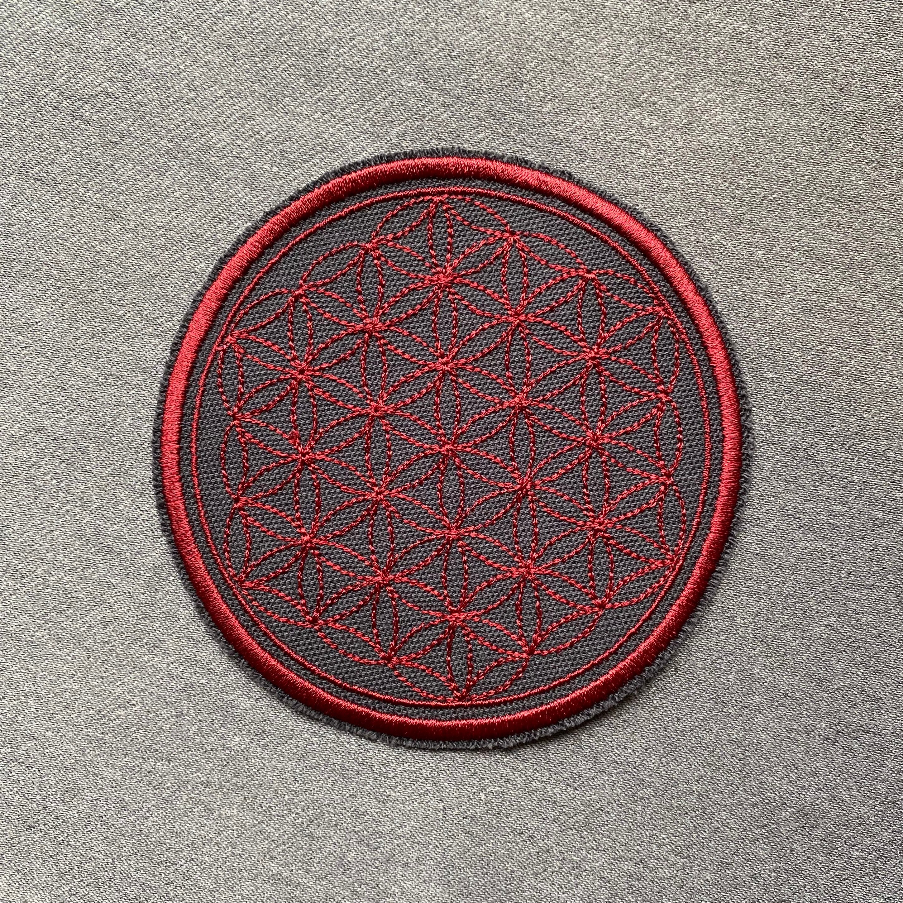 Flower of Life ~ Patch ~ embroidered ~ applique ~ patch ~ mandala ~ energy ~ harmony ~ perfection ~ joy ~ symbol ~ meditation