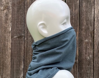 Organic ~ Multifunctional Scarf ~ Scarf ~ Mask ~ Hairband ~ Stretch ~ Breathable ~ Cotton ~ Loop ~ Face Covering ~ NeckGaiter ~ zerowaste