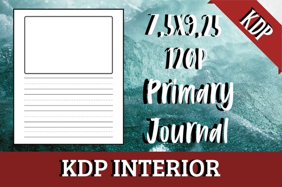 Primary Journal KDP Interior Commercial Use License Template Instant  Download 