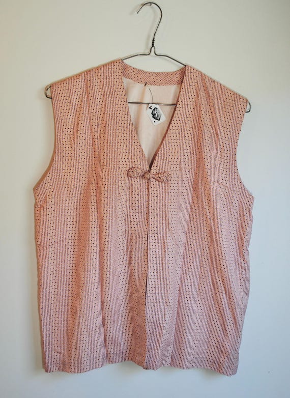 Light Pink Patterned Vest - image 1