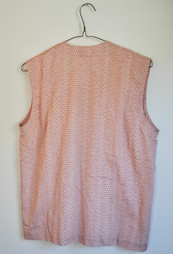 Light Pink Patterned Vest - image 3