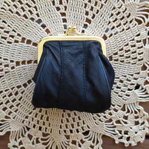 portamonete vintage anni '90 piccolo in vera pelle, sacchetti boho, custodia in pelle, vera pelle, sacchetto vintage, portamonete vintage