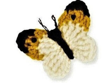 only symbols Digital Pattern Easy Crochet Butterfly