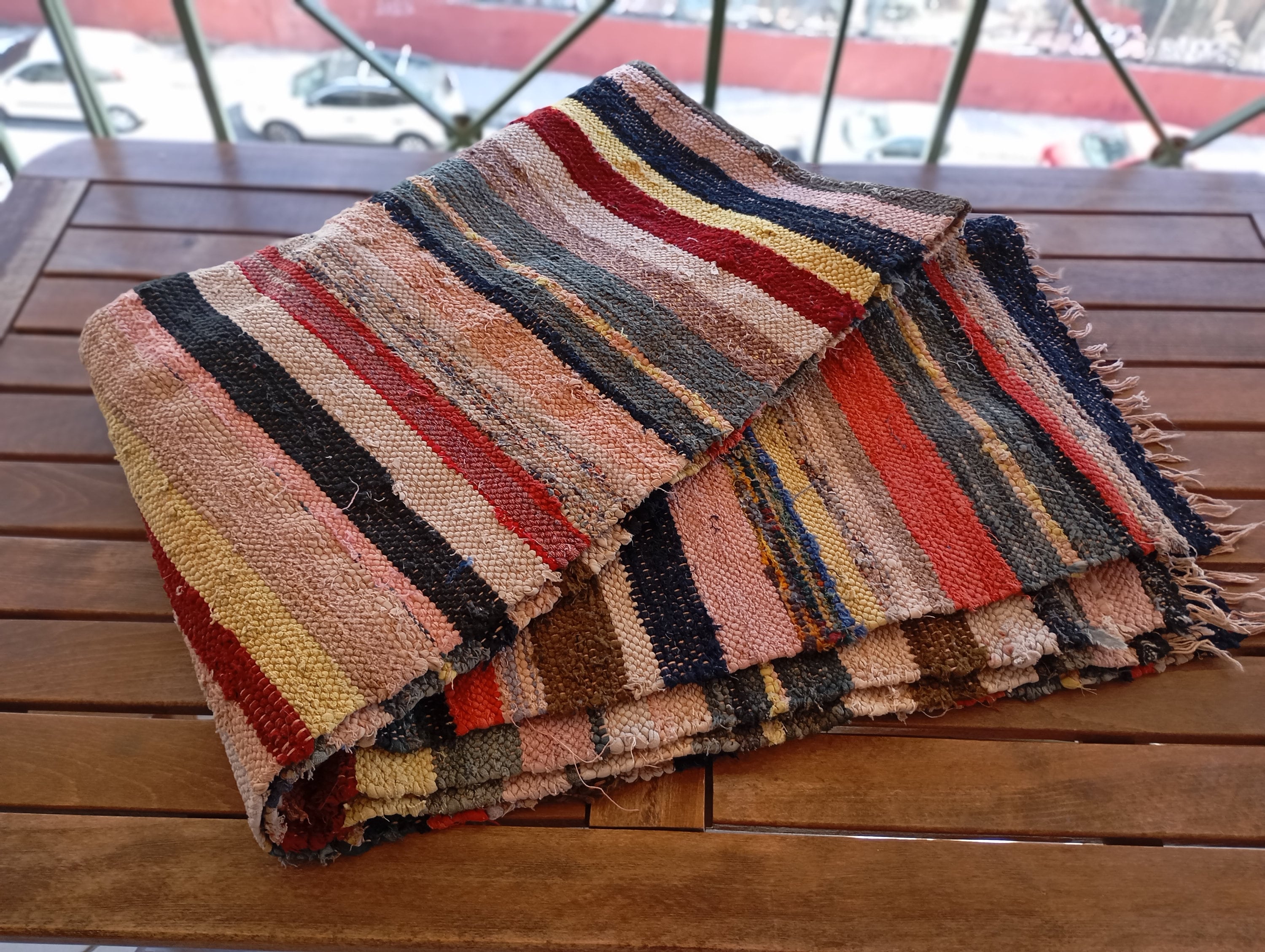 Tappetino Riciclo Magliette Cotone Tappeto Bagno Tappeti Fettuccia - Main Image