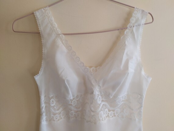 from 60's White Lingerie Babydoll Nightgown Night… - image 3