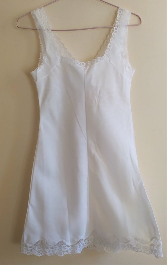 from 60's White Lingerie Babydoll Nightgown Night… - image 7