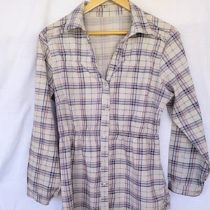 Vintage 00&#39;s cotton women&#39;s blouse, cotton women&#39;s shirt, women&#39;s clothing, vintage clothing, vintage BLOUSE