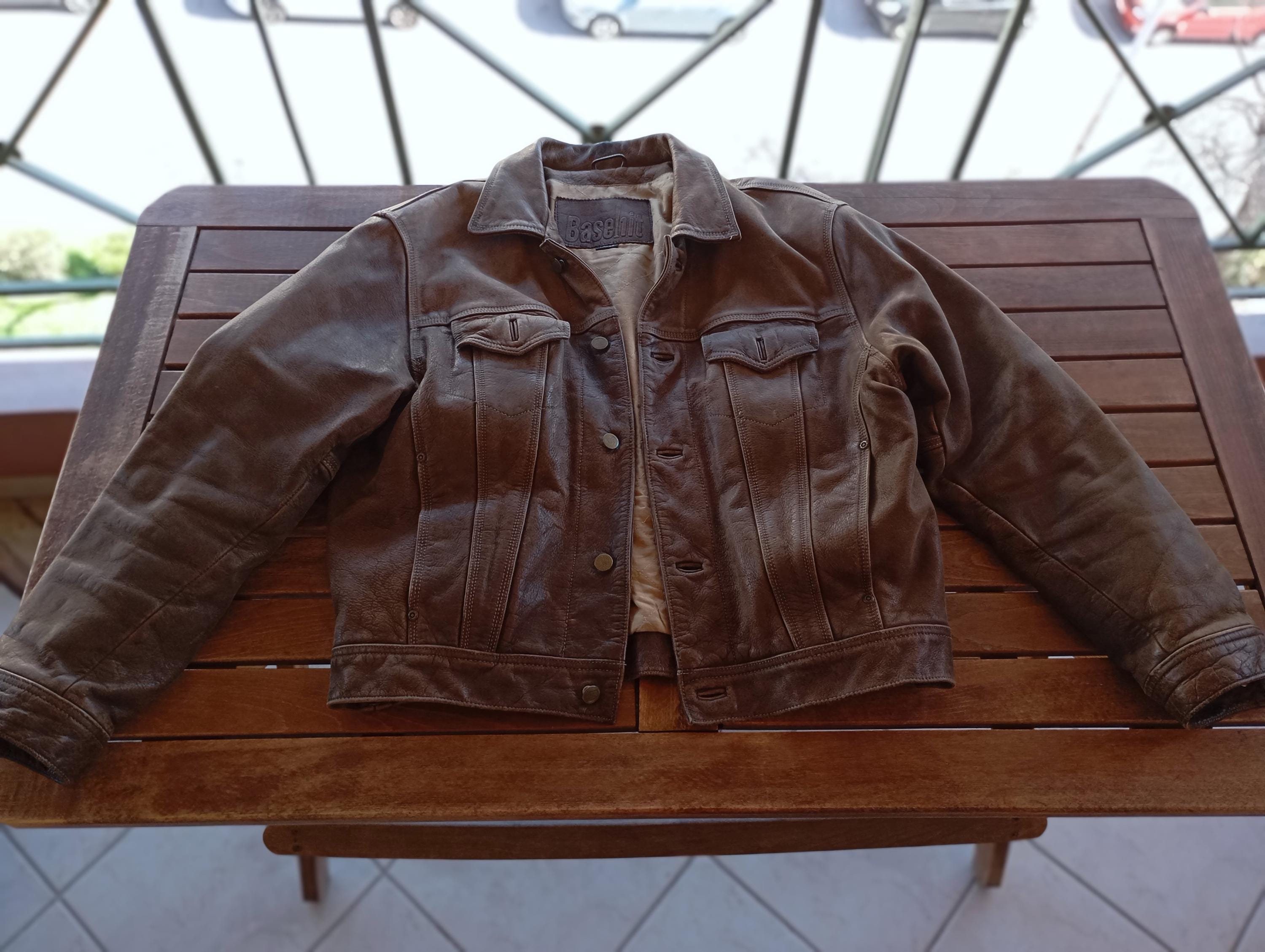 ▪️60s THIS GENUINE LEATHER レザー ジャケット 茶色 Men's 00s Genuine Leather Brown Motorcycle Jacket – Heavy Leather