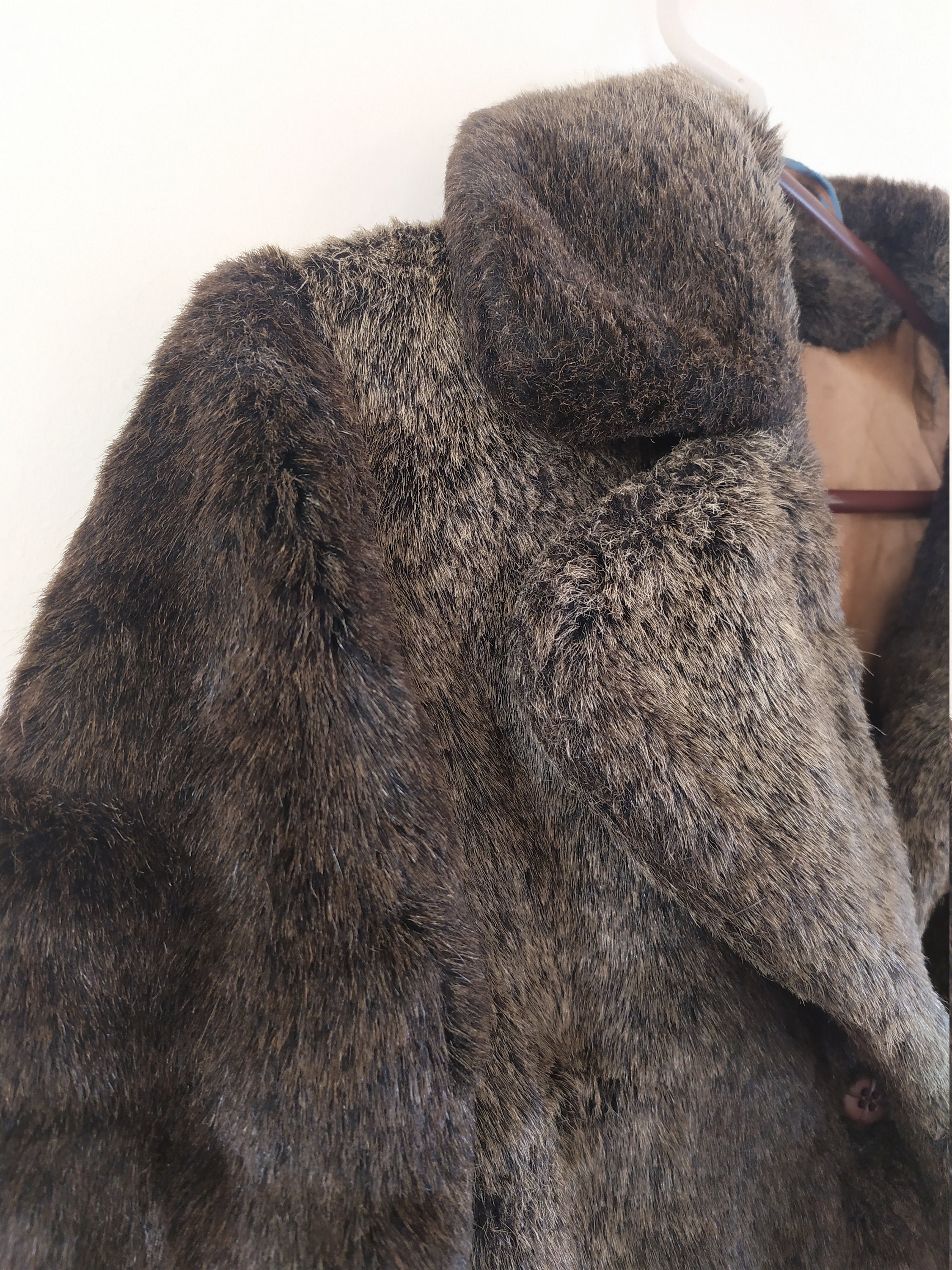 From 70's Vintage Fur Coat Lining With 2 Pockets Winter - Etsy