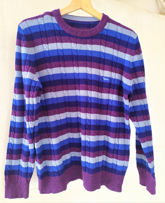 Striped Woolen 00's Unisex Sweater Men's Clothing - Etsy