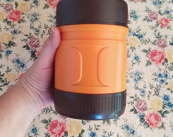 From 80's Thermos Bottle Cold Hot Water Retro Vintage Drink