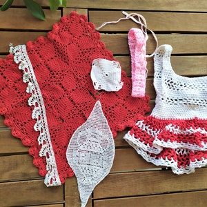 Greek Collection of Crochet Sampler Pattern Vintage made in Greece Vintage Craft Supplies