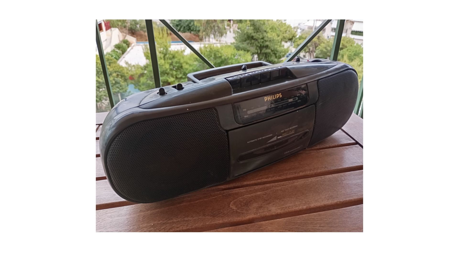 Vintage 90s Philips Radio Cassette Record Players Kassetten