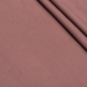 Woodrose Viscose Cotton 50/50 Blend fabric  Dress fabric Twill fabric Apparel fabric - 115 g/ sq.m. - 145cm wide 57"
