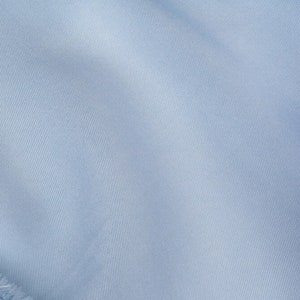 Dress fabric 100% viscose Twill Sky blue viscose Soft silhouette Tencel fabric 150cm 59" width 137 g/ sq.m