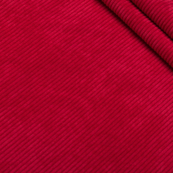 Lipstick red corduroy fabric Velvet fabric 150cm 59" wide - 242gsm 7.2oz - Quality Velvet fabric Sewing clothing Upholstery Furnishing Decor