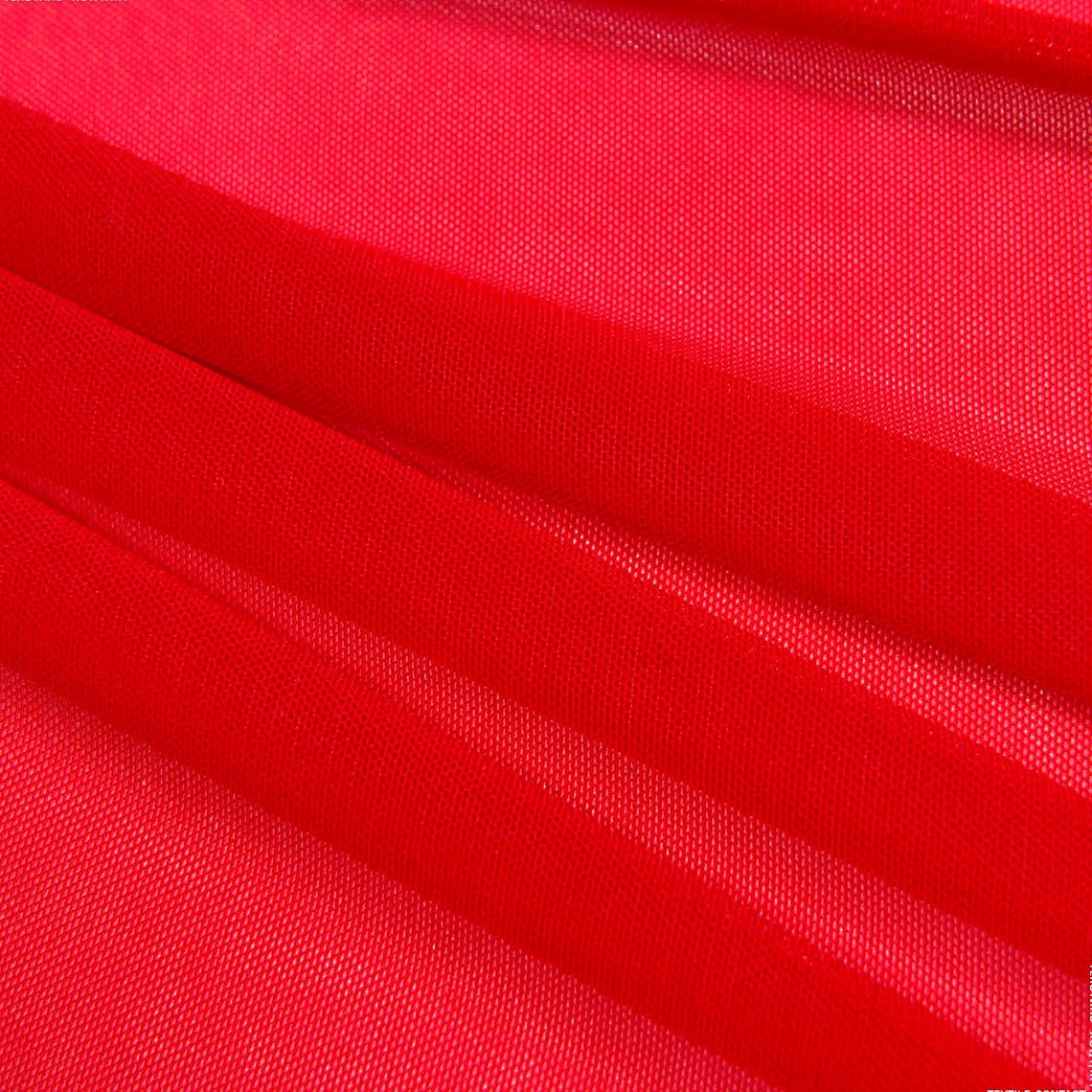 Red mesh fabric nylon Sheer fabric 4way stretch mesh Cosplay Etsy