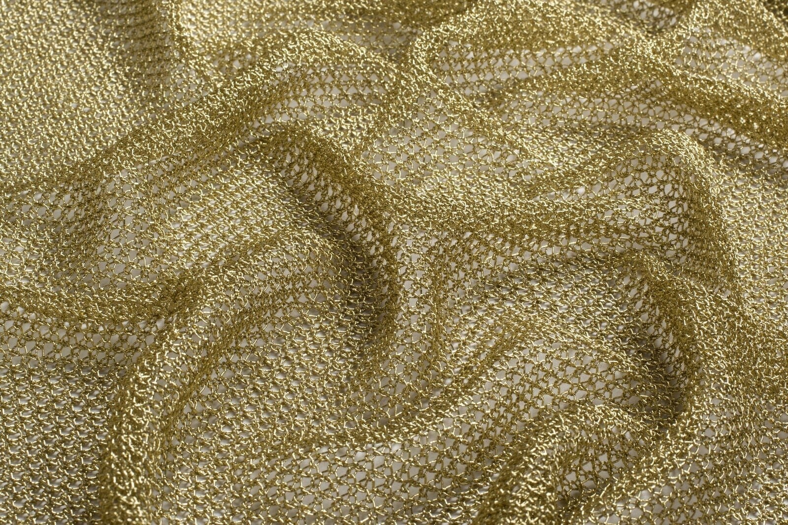 Gold chain mail fabric Medium Faux chain mail Metal mesh Etsy