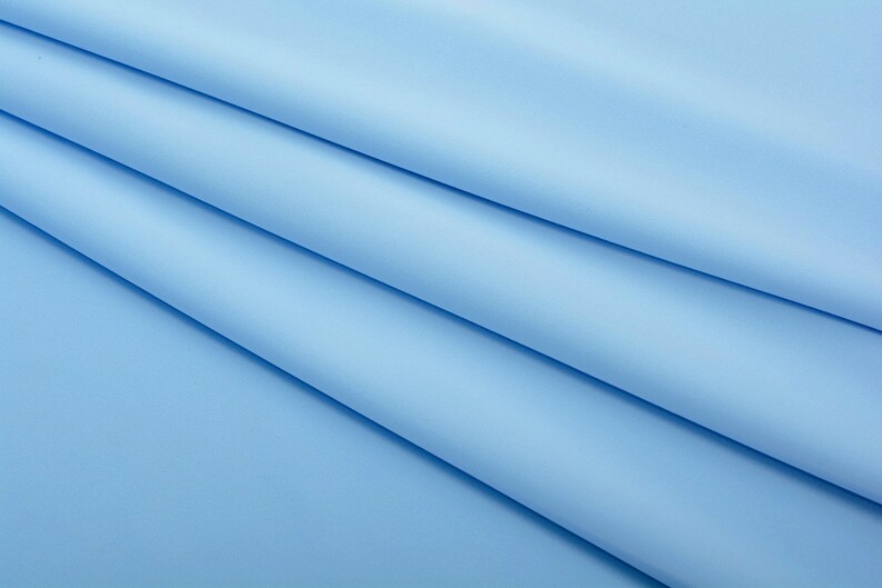 Sky blue Spandex fabric Matte spandex Swimwear fabric material Etsy