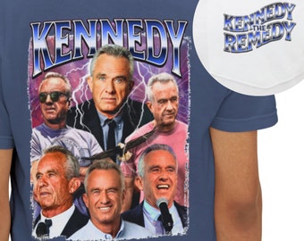 Kennedy für Präsidenten Taschen-T-Shirt - Komfortfarben - Robert F. Kennedy Jr.Frocket - Kennedy 2024 Frocket - 2024
