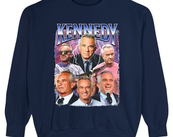 RFK Jr 2024 Sweatshirt – Kennedy für Präsident Sweatshirt – Comfort Colors – Robert F Kennedy Jr Crewneck – Elect Kennedy 2024 Sweatshirt