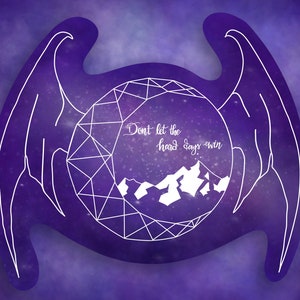 Rhysand Sticker, Rhysand Velaris Sticker, Rhysand ACOTAR sticker, Night Court Sticker