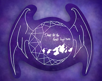 Rhysand Sticker, Rhysand Velaris Sticker, Rhysand ACOTAR sticker, Night Court Sticker